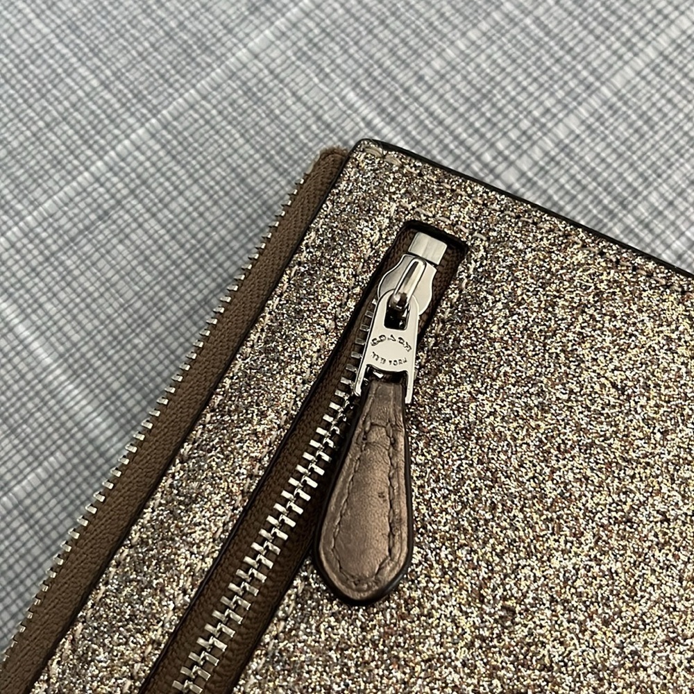 COACH gold wristlet - Picture 11 of 12